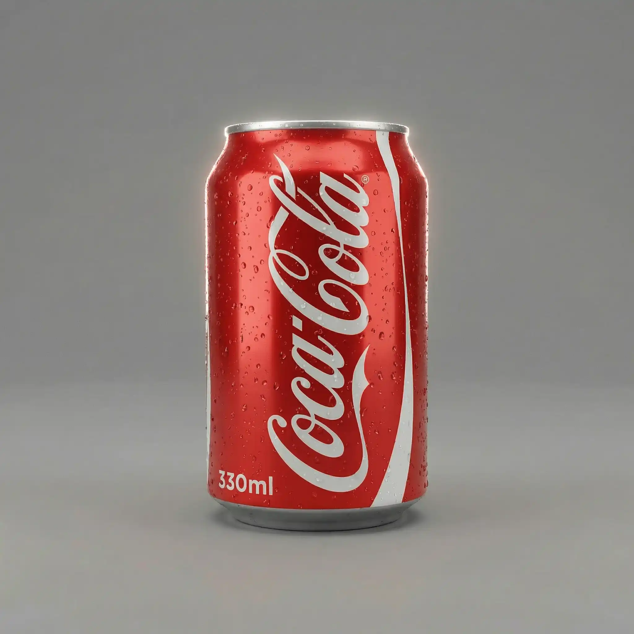 Coca-Cola-Dose mit voller 3-Punkt-Beleuchtung
